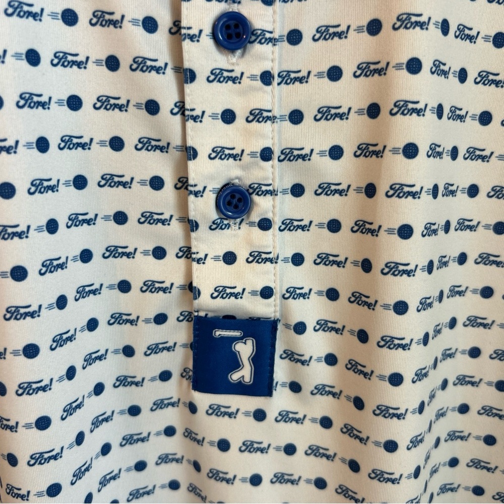 BogeyBros FORE! Men’s Sz L Polo - Picture 2 of 6